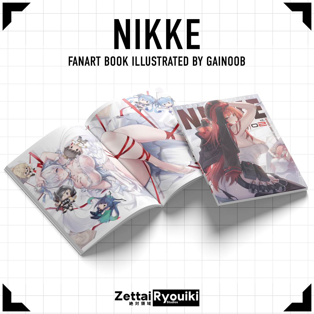 Gainoob's Nikke Fanart Book Vol. 02